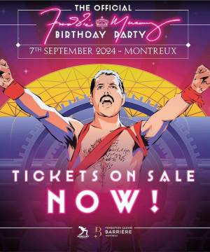 Tickets for "The Official Freddie Mercury Birthday Party 2024", organized by the MPT